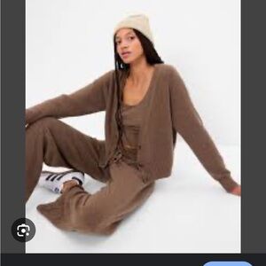 Women's Brown Sweater Set